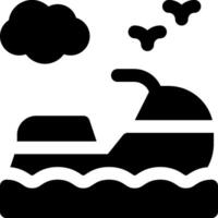 Jet ski icon vector