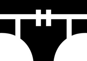 A black and white image of a bridge vector