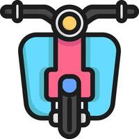 Motorcycle icon illustration design vector