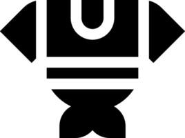A black and white image of a shirt with a bow vector