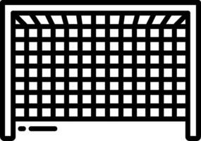 A black and white illustration of a net vector