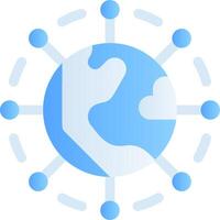 The logo for the global network vector