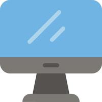 Computer monitor icon vector