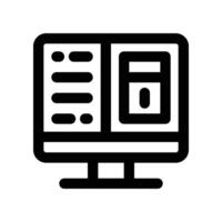 dashboard icon. line icon for your website, mobile, presentation, and logo design. vector
