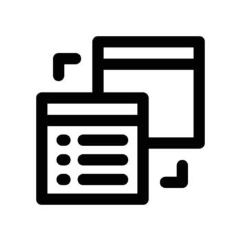 interchange icon. line icon for your website, mobile, presentation, and logo design. vector