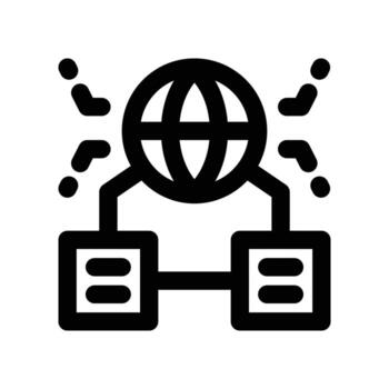 browser icon. line icon for your website, mobile, presentation, and logo design. vector