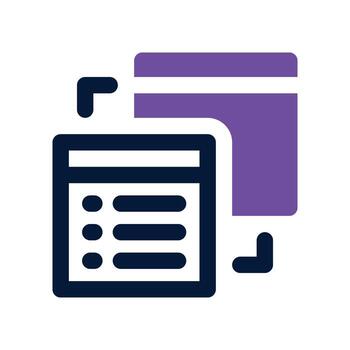 interchange icon. dual tone icon for your website, mobile, presentation, and logo design. vector