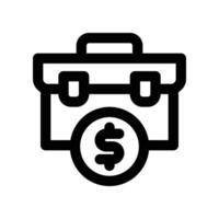 business icon. line icon for your website, mobile, presentation, and logo design. vector
