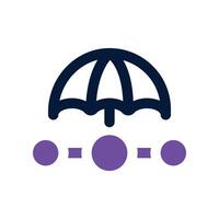 risk management icon. dual tone icon for your website, mobile, presentation, and logo design. vector