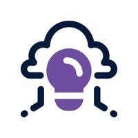 solution icon. dual tone icon for your website, mobile, presentation, and logo design. vector