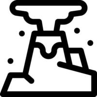A black and white icon of a machine vector