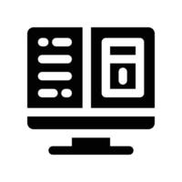 dashboard icon. glyph icon for your website, mobile, presentation, and logo design. vector