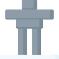 An icon of a totem pole on a white background vector