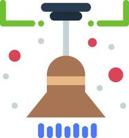 A ceiling fan with a light bulb and a light bulb vector