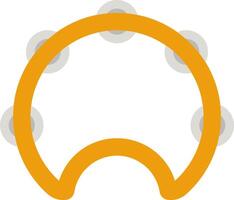 A circular logo with a circle in the middle vector
