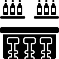 Bar counter icon vector