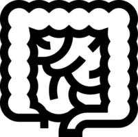 An icon of a black and white digest vector