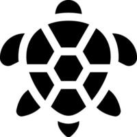 A turtle silhouette on a white background vector