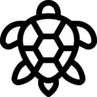 A turtle icon on a white background vector