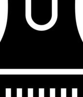 A black and white image of a shirt vector