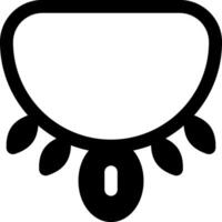 A black and white image of a bowl with leaves vector