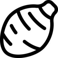 A black and white drawing of a shell vector
