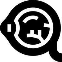 A black and white logo of a clock vector