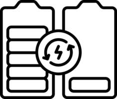 A black and white icon of two files vector