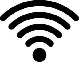 A wifi symbol on a white background vector