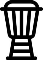 A black and white icon of a basket vector