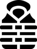 Life vest icon illustration vector