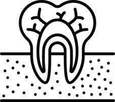 A tooth with a toothbrush and toothpaste vector