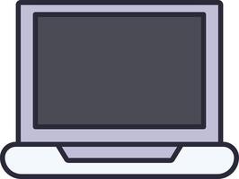 Laptop computer icon illustration vector