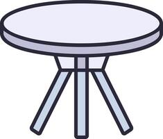 Table with legs icon illustration vector