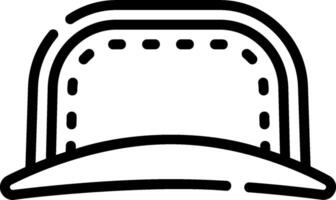 A baseball cap with a white background vector