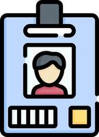 A person is in the middle of a credit card vector