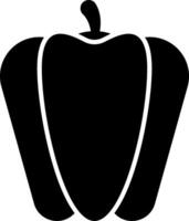 A black pepper icon on a white background vector
