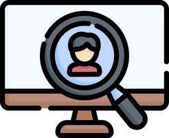 Search engine optimization icon vector