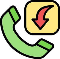 A phone with an arrow pointing to a file icon vector