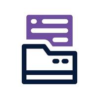 manage icon. dual tone icon for your website, mobile, presentation, and logo design. vector