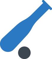 A blue bottle with a ball on top vector