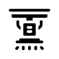 sprinkler icon. glyph icon for your website, mobile, presentation, and logo design. vector