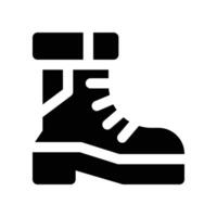 boots icon. glyph icon for your website, mobile, presentation, and logo design. vector