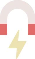 Magnetic force illustration vector