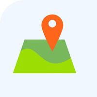 Map pin icon vector