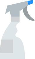 A spray bottle with a blue handle and a spray nozzle vector