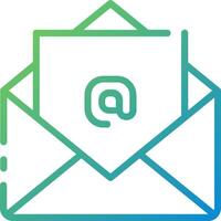 Email envelope icon vector