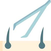 A pair of scissors is on a white background vector