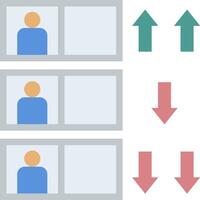 A diagram showing the different ways to share a vector