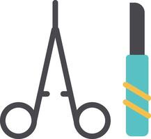A pair of scissors and a pair of scissors vector